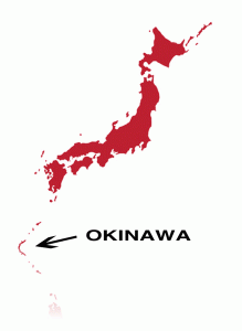 Okinawa Location on Map