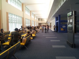 Departure gates of Naha International Airport