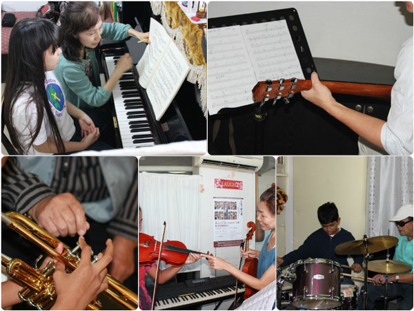 Sunset Music School Photo Collage