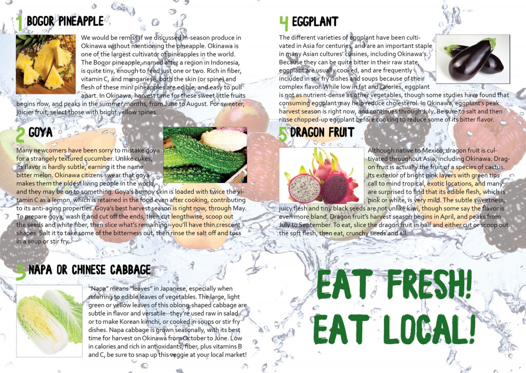 Eat Fresh! Featured Article from Total Okinawa Magazine April 2015