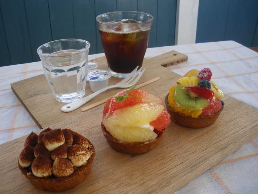 oHacorte Cafe Fruit Tart & Coffee Set