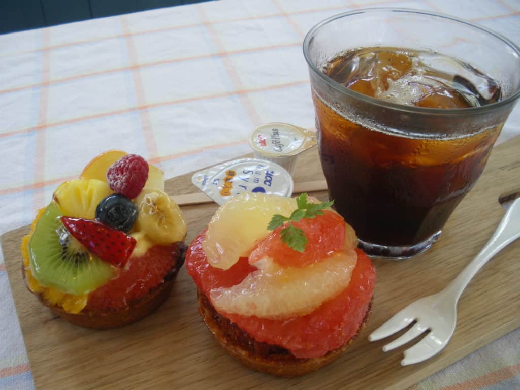 oHacorte Cafe Fruit Tart & Coffee Set