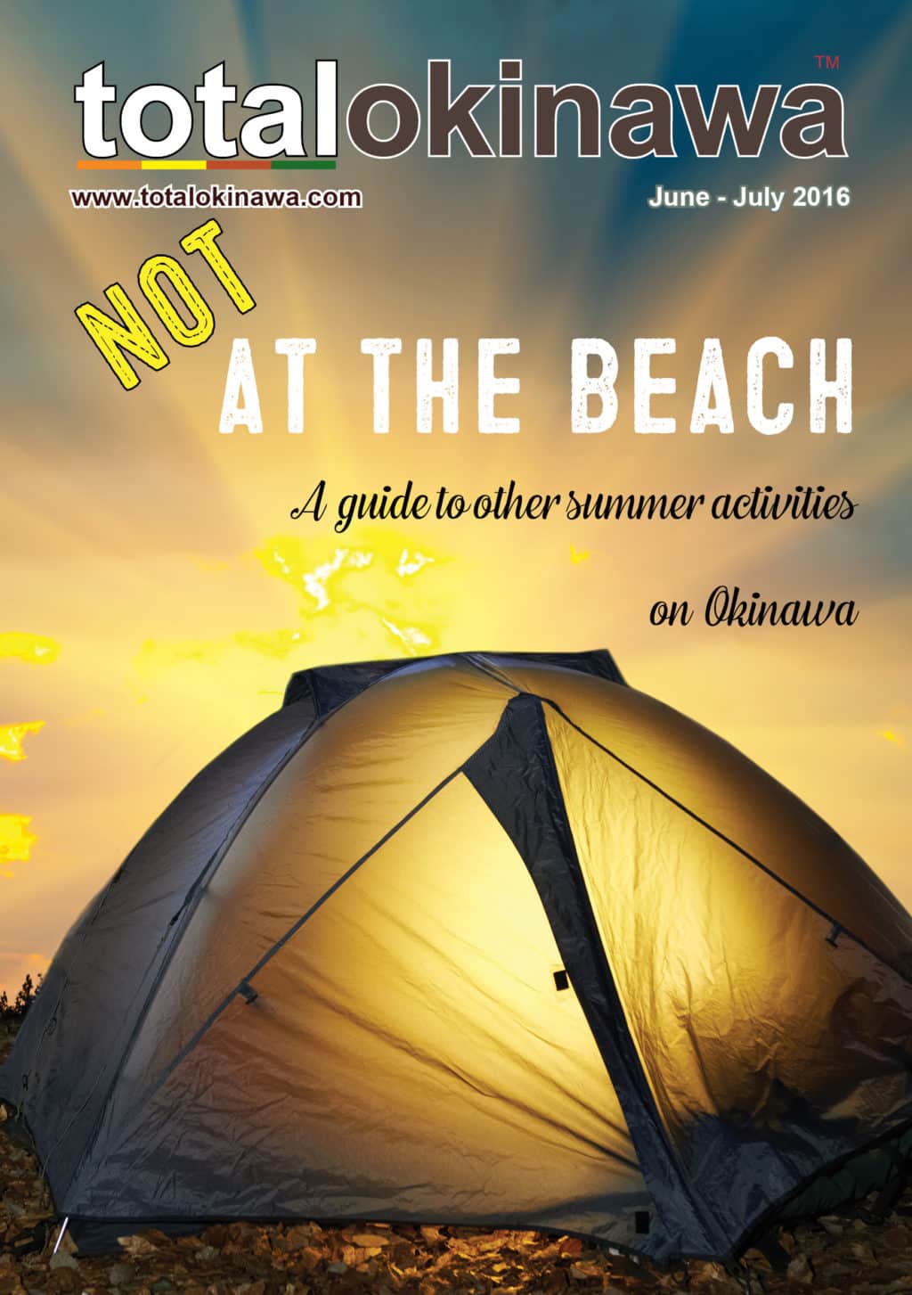 Total Okinawa Magazine Cover Jan 2018 - Okinawa Adventure Bucket List