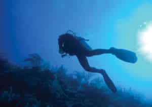 Scuba Diver in Okinawa Waters