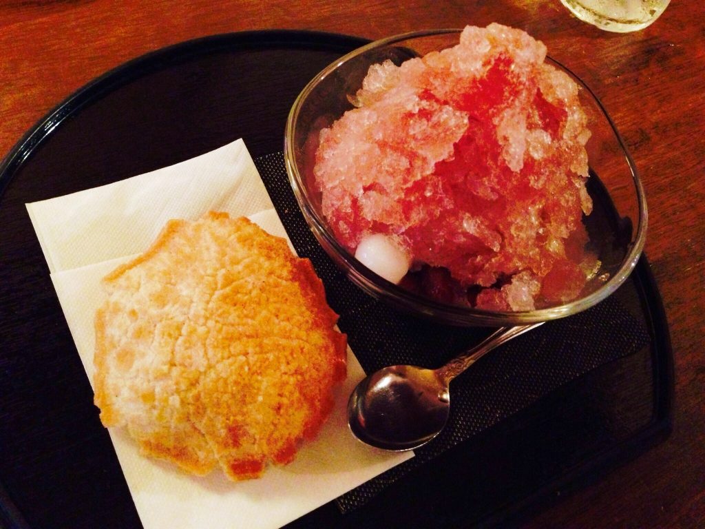 Zenzai - Shaved Ice with Sweet Red Beans