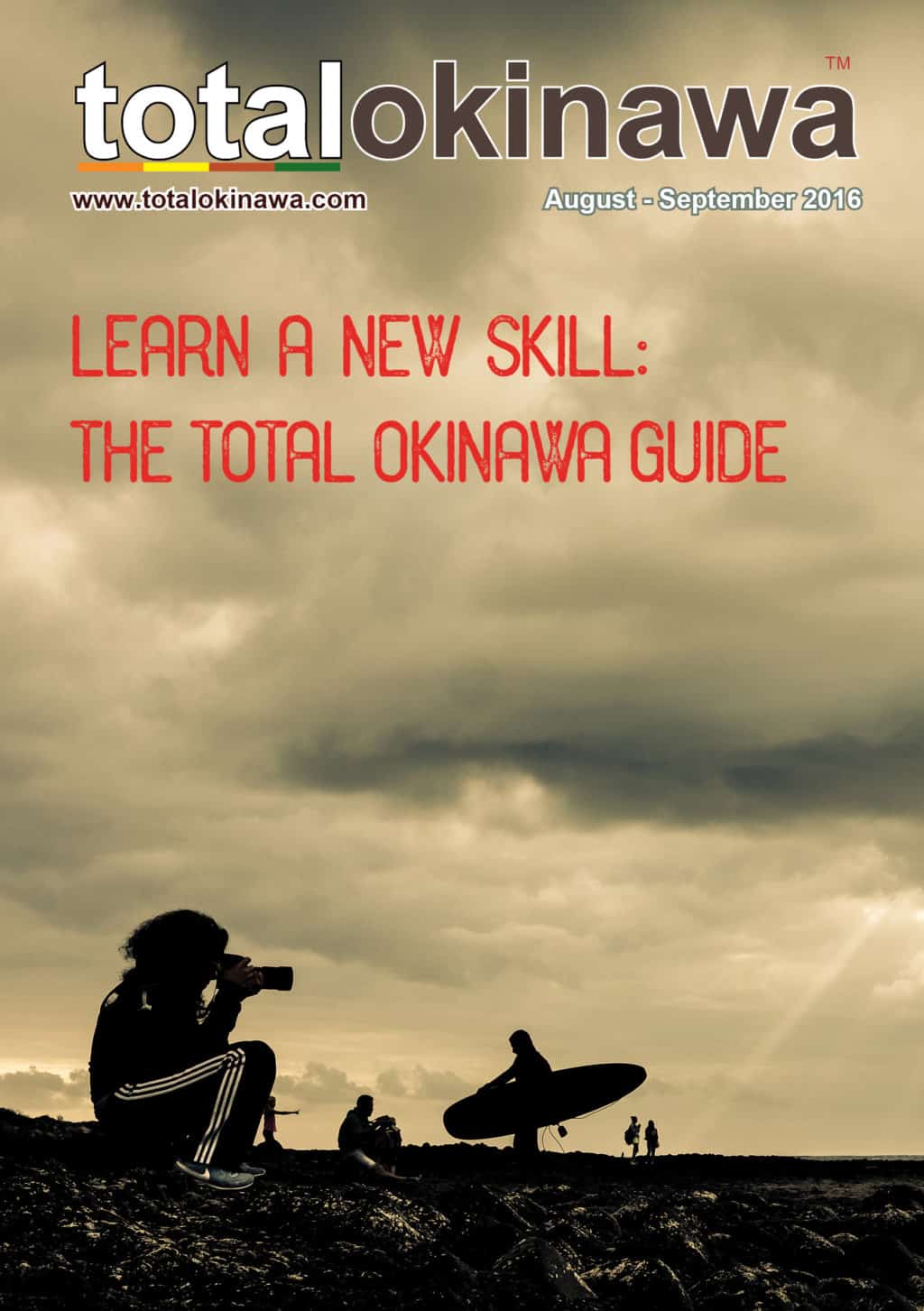Total Okinawa Magazine Cover Jan 2018 - Okinawa Adventure Bucket List
