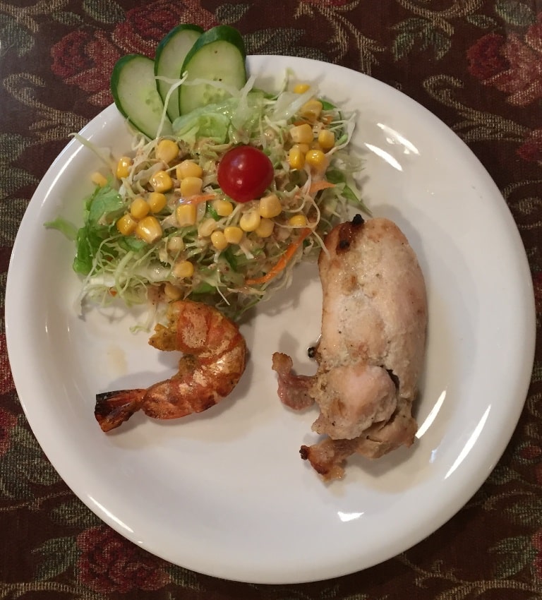 Chicken, Shrimp & Salad