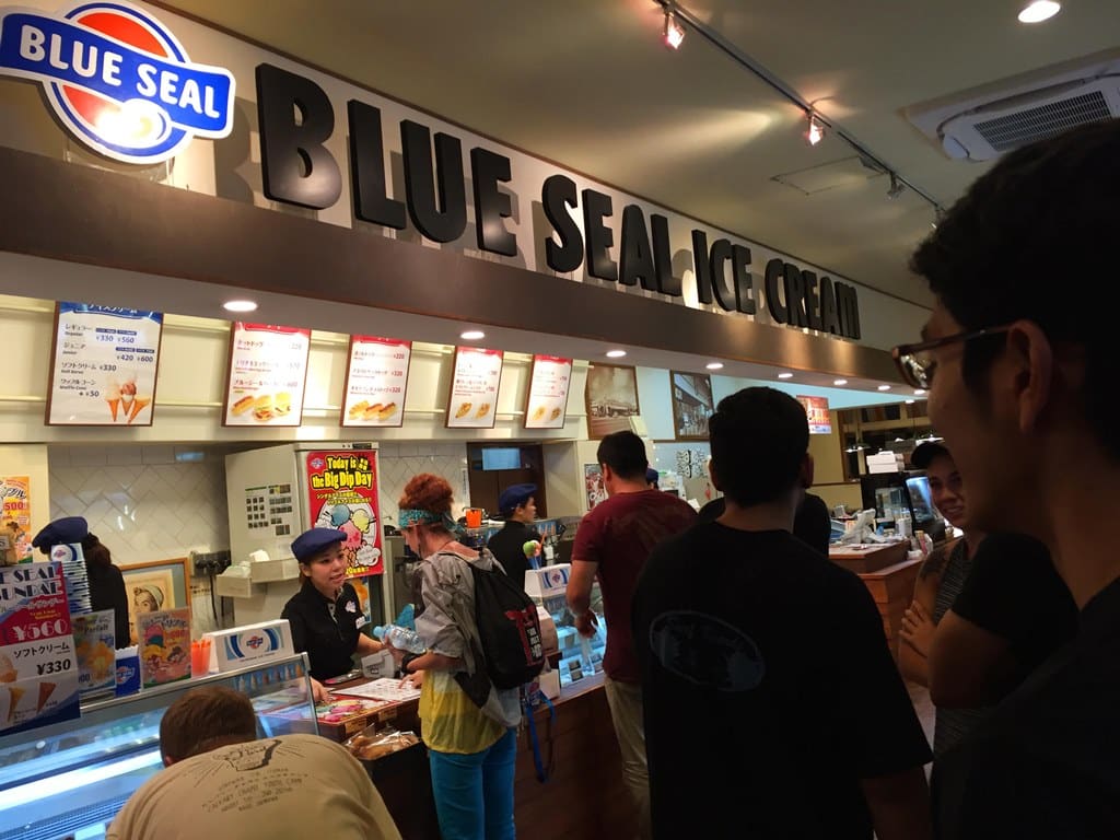 Blue Seal Ice Cream in Chatan