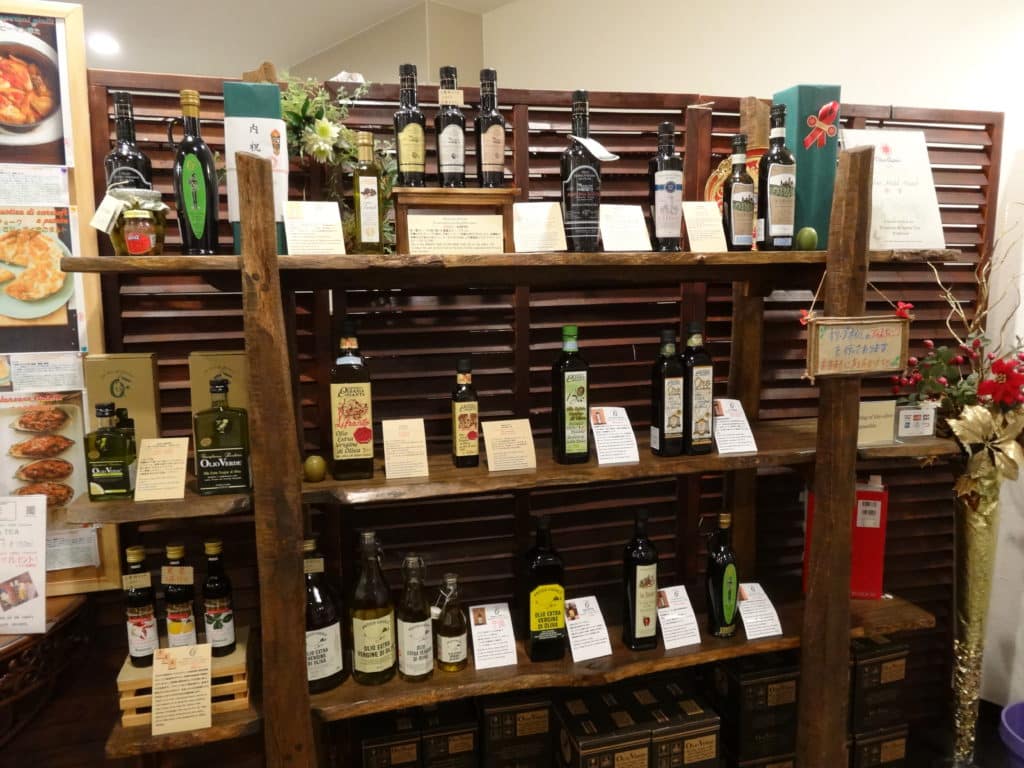 Selection of Olive Oils at Shalimar