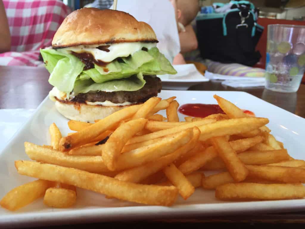 Captain Kangaroo Burger & Fries