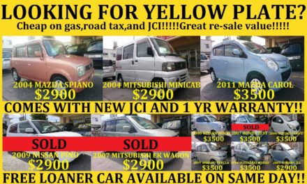 Yellow Plate Cars
