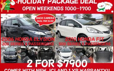 Holiday Car Package Deal!