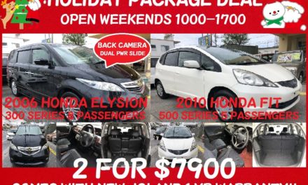 Holiday Car Package Deal!
