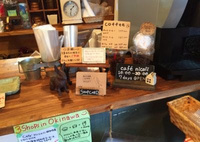 Coffee Menu & Counter