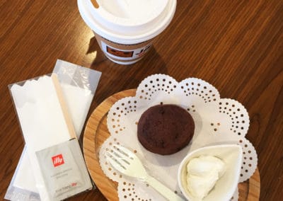 Scone with clotted cream and Coffee