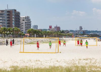 Football on Araha Beach