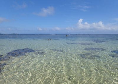 Sunset Beach on Ishigaki clear water