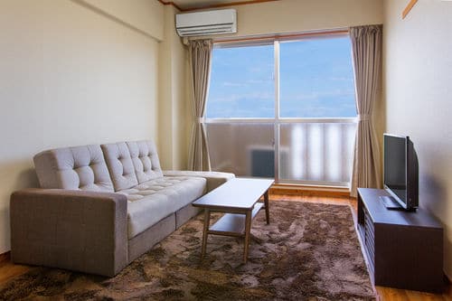 Living room at Okinawa Temporary Lodging