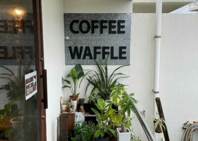 Entrance to Aguro Roast Coffee Cafe