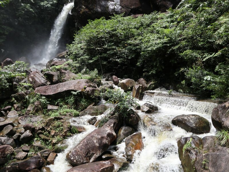 Waterfall and rapids 