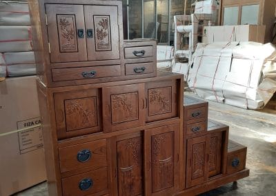 Teak Step Tansu